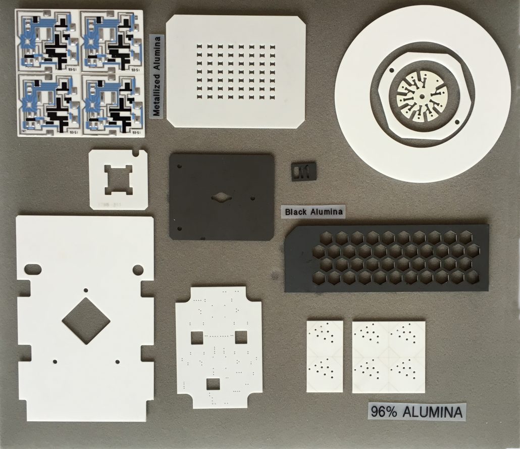 Examples of Laser machining of Ceramics