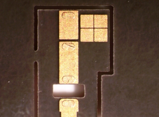 laser cutting duroid circuit board