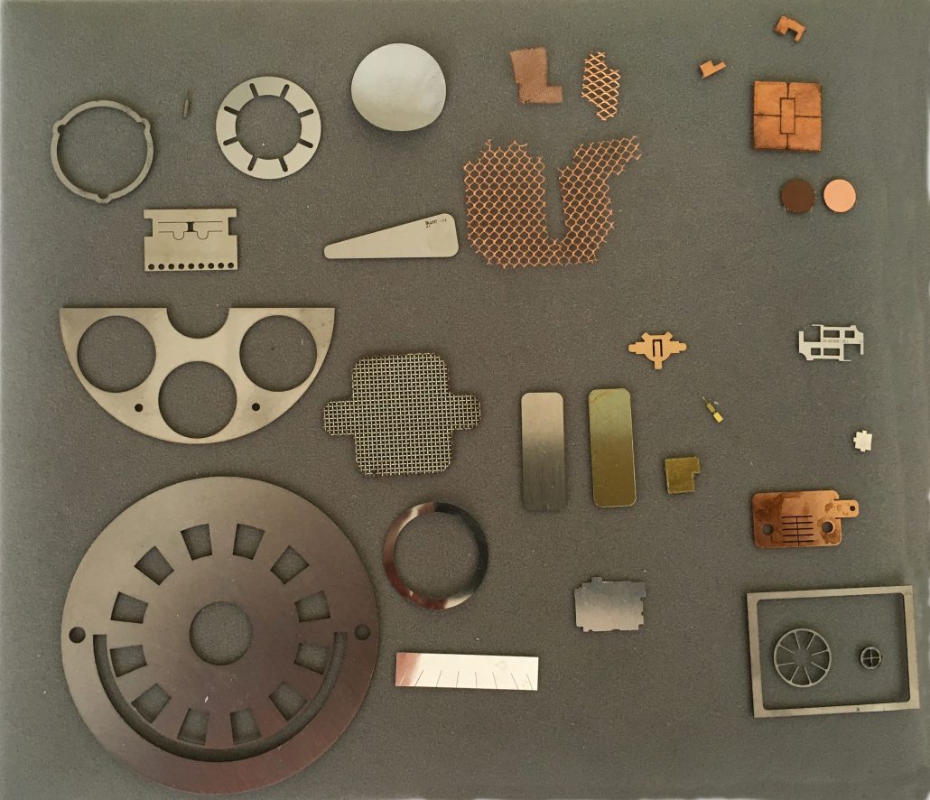 Thin sheet metals for laser cutting include Stainless Steel, Brass, Copper, Titanium, Aluminum. Silver